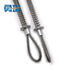 1/8 inch explosion-proof rope 316 stainless steel custom length whip check cable hose check safety cable