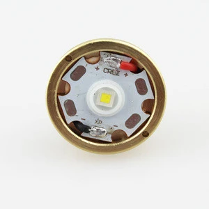 1xCREE XP-L HI V2 1600lm 10x7135 Driver Brass Base LED Drop-in for C8 Flashlight