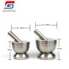 2 Sizes Stainless Steel 304 Mortar and Pestle Set,Spice Grinder