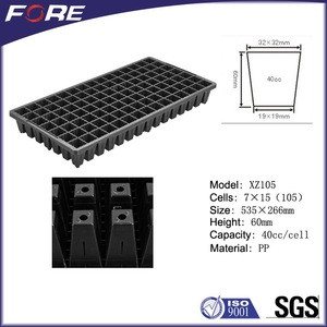 20 Cell PS Plastic Plug Seed Starting Grow Germination Tray for Greenhouse Vegetables Nursery