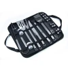 20 PCS Stainless Steel BBQ Tools Camping Grill Accessories with Carrying Box