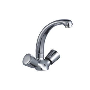 2014 Cheapest Bathroom Accessories Double Handle Sink Mixer Faucet Basin