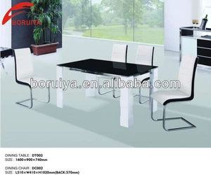 2014 glass dining table chair DC002