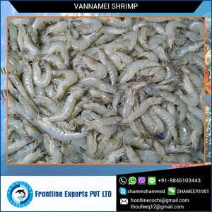2016 Top Selling Fresh Frozen White Vannamei Shrimp at Lowest Price