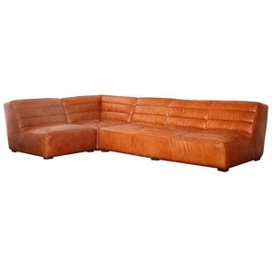2016 Wholesale Living Room Antique Real Leather Sofa Furniture