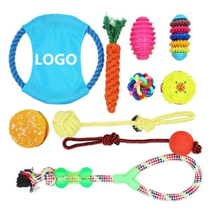 2017 Free Combination Cheap Chew Pet Toys For Dog Fashion LOW MOQ Durable Rope Dog Toy Sets 10 Pack