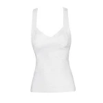 2017 New Sexy Elastic Spaghetti Strap Bandage Tank Top Women Crops Tops For Summer Stretch V-Neck Tight Lady's Camis Vest
