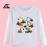 Import 2017 newest high quality 100% cotton long sleeve printing tshirt kids from China