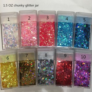 2018 chunky mixed body glitter for party