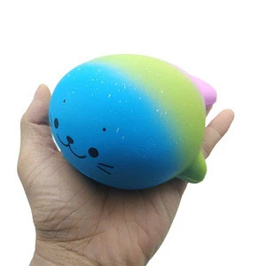 2018 New Product Cute Squishy Animal Slow Rising Toy Squeeze PU Toy for Kids