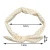 Import 2019 Fancy Soft Spot Cotton Fabric Little Girl Elastic Rabbit Ear Baby Toddler Newborn Hairband Hair Band Accessories For Kids from China