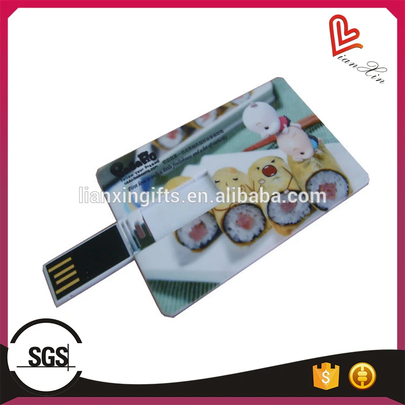 2019 for business USB credit card Customized Promotional logo printing usb flash drive,customized capability