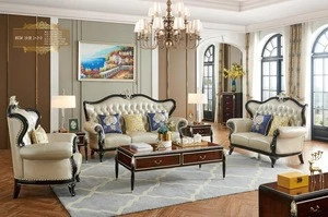 2019 good quality american style wooden latest sofa set