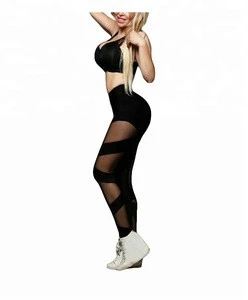 2019 hot selling sexy seamless black leggings high waist pants leggings for women