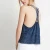 Import 2019 Summer Women Fashion Tank Top Knotted Racerback Tank from China