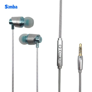 2019 Wholesale TPE 3.5mm Stereo Plug Mobile Accessories Wired  Mobile Earphones With Mic