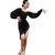 Import 2020 beautiful black latin dance dress performance wear for girls from China