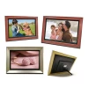 2020 New Style Motion Sensor Picture Video Playback led advertising player 15&quot;/15 inch battery operated wood digital photo frame