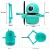 Import 2020 Quincy Trend Magic Mini Low price Interactive intelligent Indoor Speaking drawing robot toy for whole sale from China
