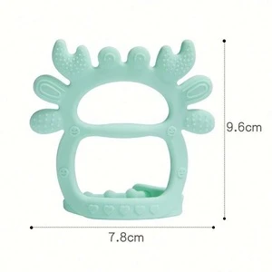 2020 Soft  BPA Free Silicone Baby Teether Silicone Teether Toy for Toddlers and Infants