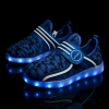 2020 Spring Summer New Design Fly Knitted Childrens Casual Shoes Fashion Boys Girls Shoes Kids Sport Shoes LED with Light