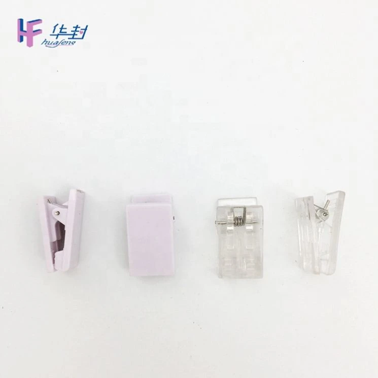 2020 Wholesale Cheap Price Modern Design Clear Spring Clips / Name Tag Id Badge Clips