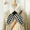 2021 autumn and winter plush warmth all-match Korean imitation rabbit fur collar imitation rabbit fur scarf