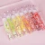 Import 2021 best seller clear lip gloss private label lip gloss liquid lipstick with fruit glitter from China