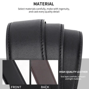 2021 Europe Style Designer Gift Custom Removable Stainless Steel Buckle Genuine Leather Men Belts For Men