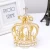 Import 2021 new design Rhinestone alloy  Pearl Baroque tiara crown for man and cake decoration from China