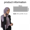 2021 New Factory Hot Sales Breathable Premium Women Viscose Scarf  Hijab Head scarf