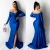 Import 2021 Spring Long Sleeve One Shoulder Sexy Bodycon Formal Women&#x27;s Evening Dresses from China