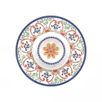 2021 Wholesale Melamine Round Chip and Dip Serving Tray Chip Dip Serving Platter sets