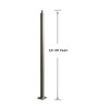 20ft 11gauge Straight Steel Square Pole For Street lighting field