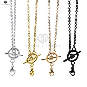 22 inch length 316l stainless steel rolo chain dubai new gold chain design