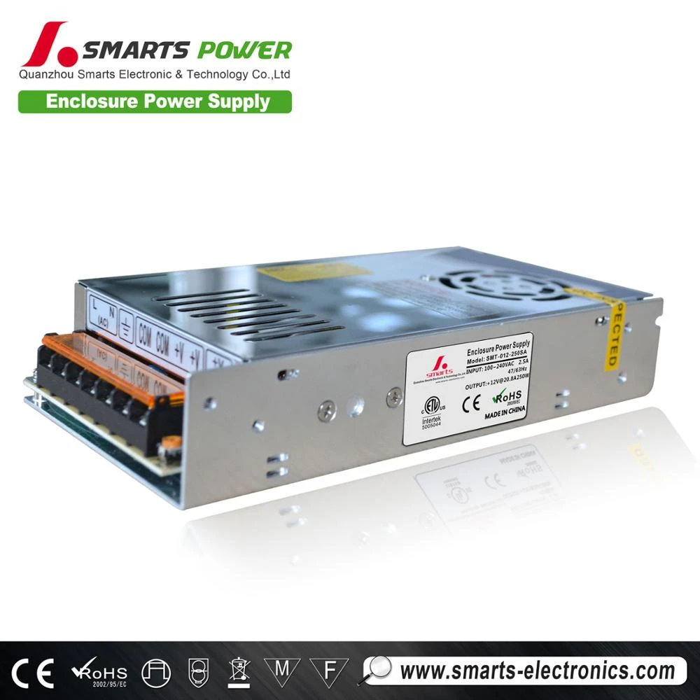 220v 110V 12v 250w 24v 10a cctv smps power supply units / PSU