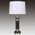Import 23"H Espresso Table Lamp with Paprika Hardback Shade and on/off rocker switch at column from China
