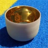 24K Gold Coating Quartz Crystal Singing Bowl