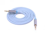 24K Gold Plated Aux 3.5mm cable TRS TRRS Audio Cable 2m