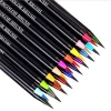 25 Colors Watercolor Painting with Flexible Nylon Brush Tips,Art Brush Marker Pen for Calligraphy and Drawing with Water Brush