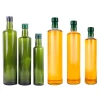 250ml 500ml 750ml amber and green cylindrical glass bottle for olive oil