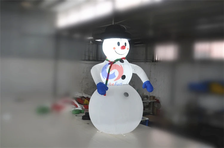 2.5m Christmas advertising inflatable snowman, inflatable advertising cartoon, christmas decoration inflatables