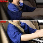 2Pcs/1Set Car Seat Belt Shoulders Pads Covers Goods Cushion Warm Short Plush Safety Shoulder Protection Auto Accessories