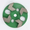 3 inch 4 arrow segments metal bond grinding wheel for concrete floor