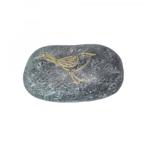 3 Inch Tabletop Ornaments Resin Gray Stone Sign Love Polyresin Rock Decoration Pebble Decor Crafts