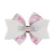 Import 3 Inch XOXO Valentines Day Gifts Red Glitter Swallowtail Love Letter Ribbon Hair Bows For Girls Kids Festival Hair Accessories from China