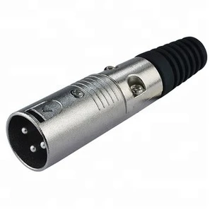 3 pin male XLR cable connector