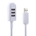 3 Port USB Hub Promotion Gift Wholesale 30CM High Speed PVC USB 2.0 3 USB Por Hub For Desktop Computer