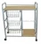 Import 3-tier metal home kitchen storage utility cart vegetable outdoor trolley kitchen dish one piece kitchen moving trolley and box from China