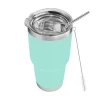 30 oz 18/8 Stainless Steel Vacuum Insulated Tumbler Travel Mug Water Bottle Coffee Cup Camping Thermoses with Seal Lid w/Straw